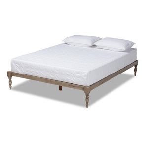 Baxton Studio Iseline Modern And Contemporary Finished Wood Platform Bed