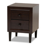 Load image into Gallery viewer, Baxton Studio Feyan Mid-Century Modern Finished 2-Drawer Wood Nightstand
