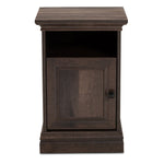 Load image into Gallery viewer, Baxton Studio Nolan Traditional Transitional Hazel Walnut Brown Finished 1-Door Wood Nightstand
