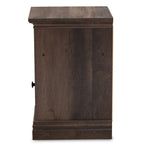 Load image into Gallery viewer, Baxton Studio Nolan Traditional Transitional Hazel Walnut Brown Finished 1-Door Wood Nightstand
