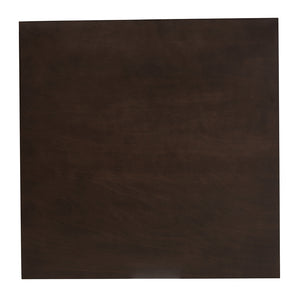 Baxton Studio Britte Mid-Century Modern Dark Oak Brown Finished Square Wood Dining Table