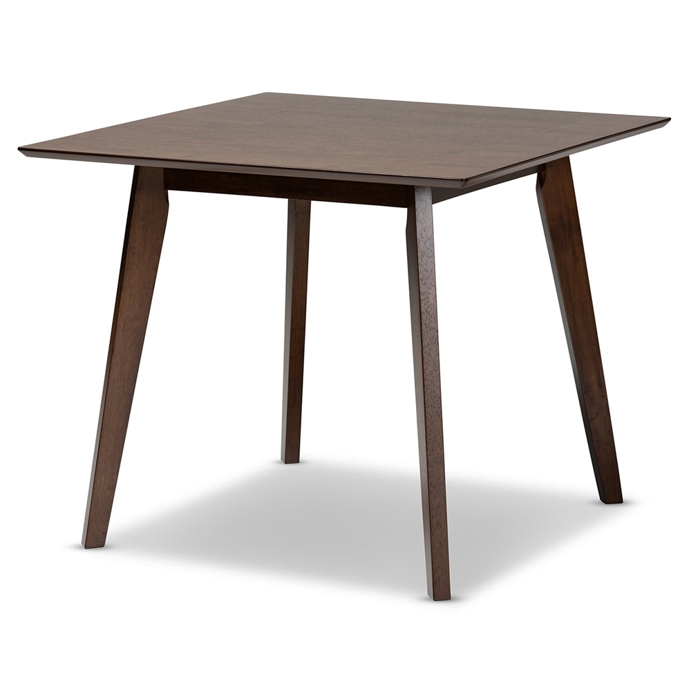 Baxton Studio Pernille Modern Transitional Finished Square Wood Dining Table