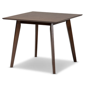 Baxton Studio Pernille Modern Transitional Finished Square Wood Dining Table