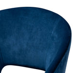 Load image into Gallery viewer, Baxton Studio Vianne Glam And Luxe Navy Blue Velvet Fabric Upholstered Gold Finished Metal Dining Chair
