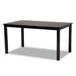 Load image into Gallery viewer, Baxton Studio Eveline Modern And Contemporary Espresso Brown Finished Rectangular Wood Dining Table
