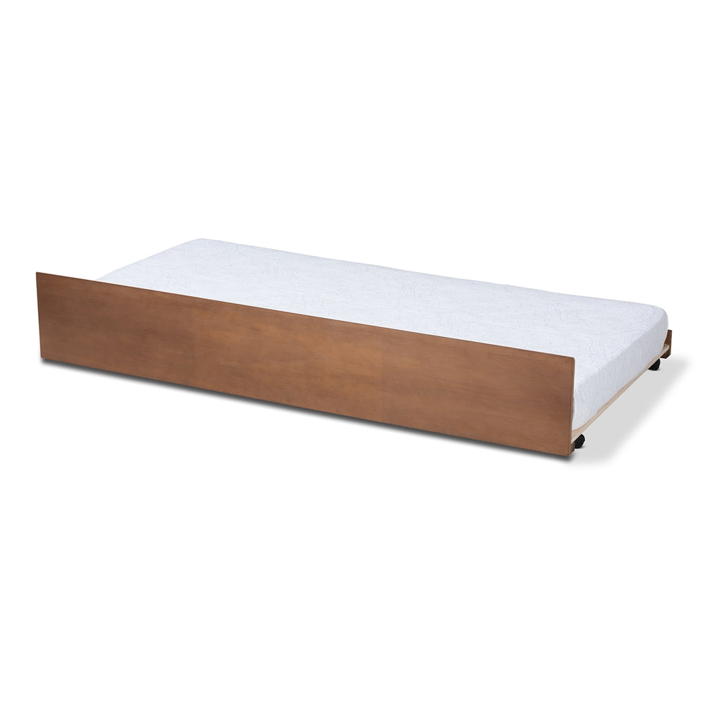 Baxton Studio Toveli Modern and Contemporary Finished Trundle Bed - Twin Size