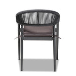 Load image into Gallery viewer, Baxton Studio Wendell Modern And Contemporary Grey Finished Rope And Metal Outdoor Dining Chair
