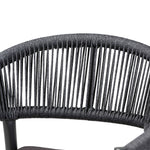 Load image into Gallery viewer, Baxton Studio Wendell Modern And Contemporary Grey Finished Rope And Metal Outdoor Dining Chair
