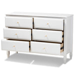 Load image into Gallery viewer, Baxton Studio Naomi Classic And Transitional White Finished Wood 6-Drawer Bedroom Dresser
