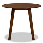 Load image into Gallery viewer, Baxton Studio Ela Modern And Contemporary Walnut Brown Finished 35-Inch-Wide Round Wood Dining Table
