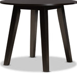 Load image into Gallery viewer, BAXTON STUDIO ELA MODERN AND CONTEMPORARY DARK BROWN FINISHED 35-INCH-WIDE ROUND WOOD DINING TABLE
