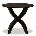 Load image into Gallery viewer, Baxton Studio Tilde Modern And Contemporary Dark Brown Finished 35-Inch-Wide Round Wood Dining Table
