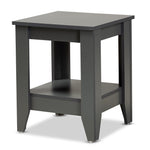 Load image into Gallery viewer, Baxton Studio Audra Modern And Contemporary Grey Finished Wood Living Room End Table
