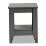 Load image into Gallery viewer, Baxton Studio Audra Modern And Contemporary Grey Finished Wood Living Room End Table
