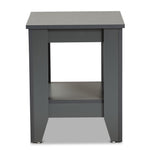 Load image into Gallery viewer, Baxton Studio Audra Modern And Contemporary Grey Finished Wood Living Room End Table
