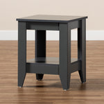 Load image into Gallery viewer, Baxton Studio Audra Modern And Contemporary Grey Finished Wood Living Room End Table
