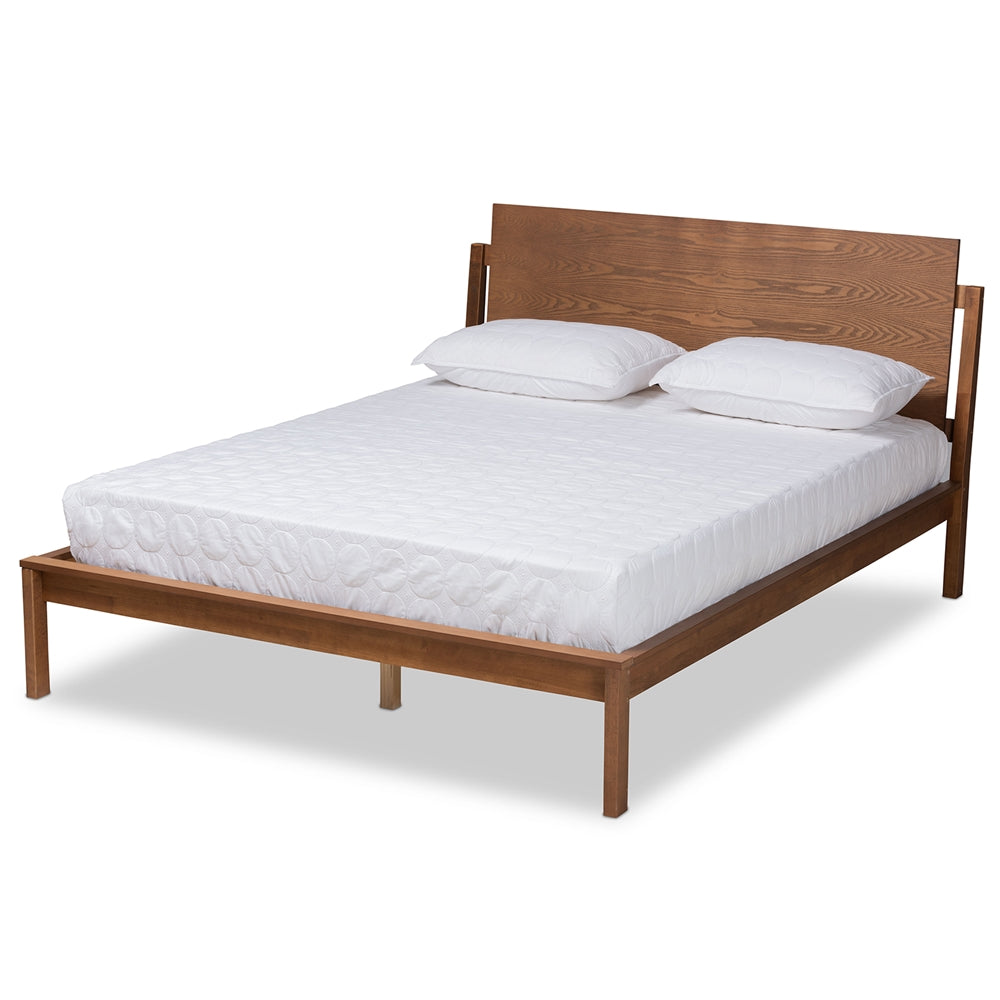 Baxton Studio Giuseppe Modern and Contemporary Finished Platform Bed