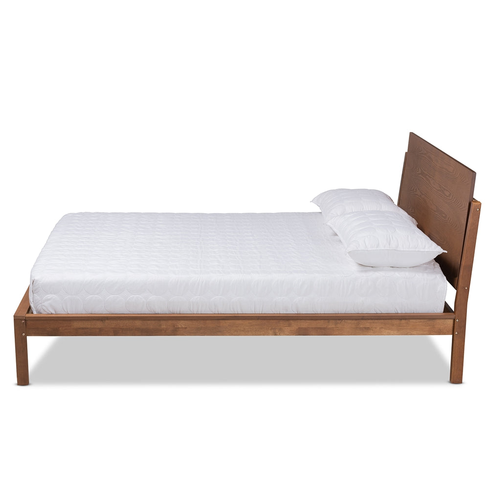 Baxton Studio Giuseppe Modern and Contemporary Finished Platform Bed