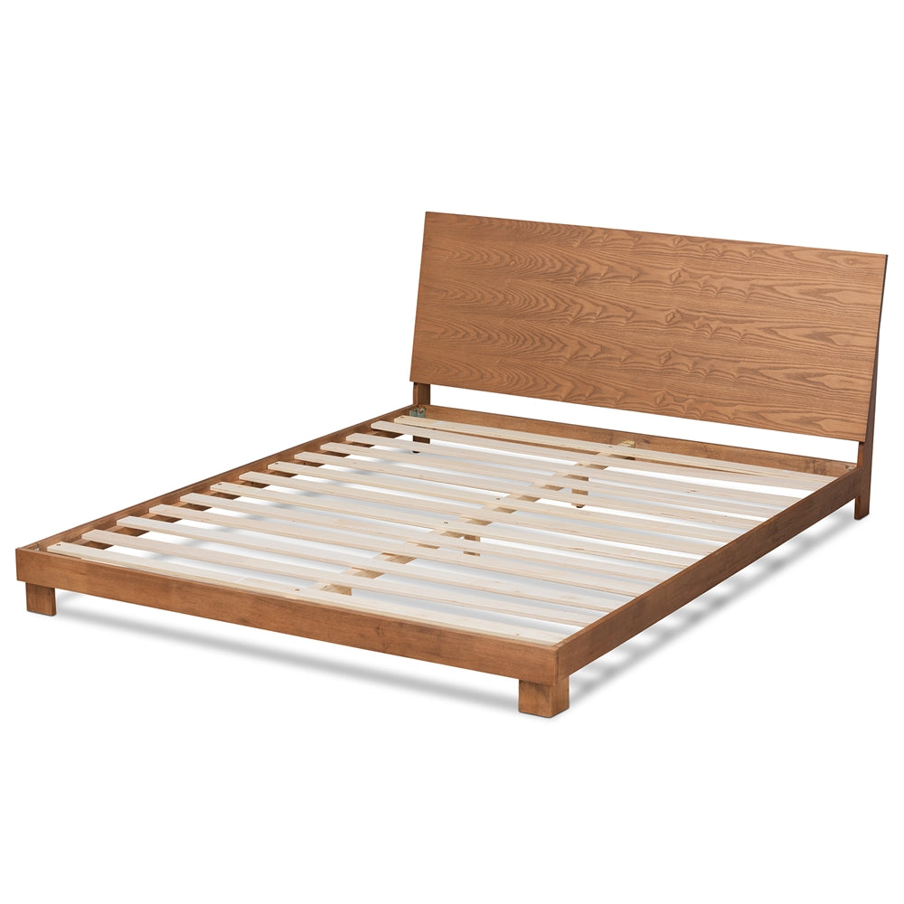 Baxton Studio Haines Modern and Contemporary Finished Wood Platform Bed