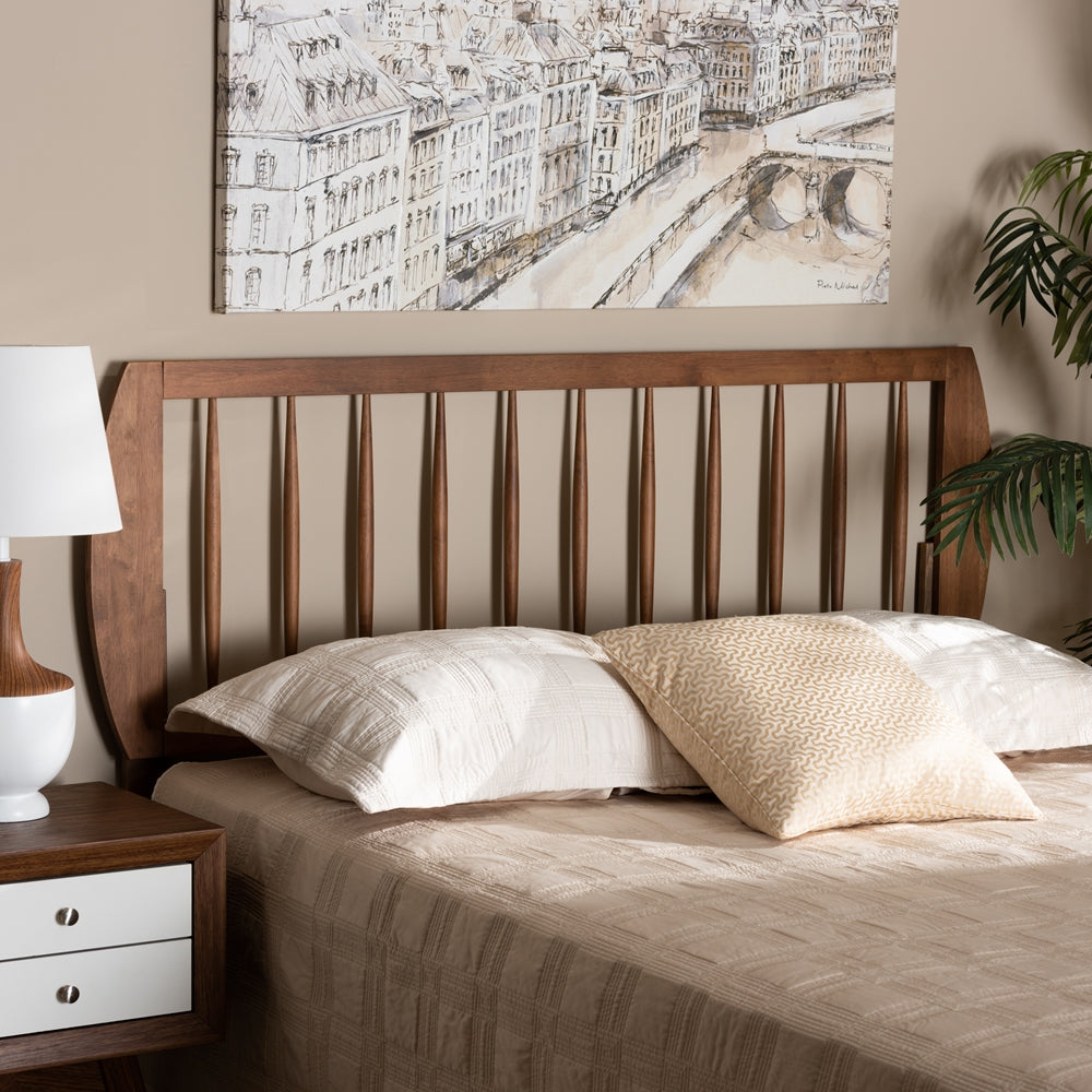 Baxton Studio Norman Modern and Contemporary Transitional Finished Wood Headboard