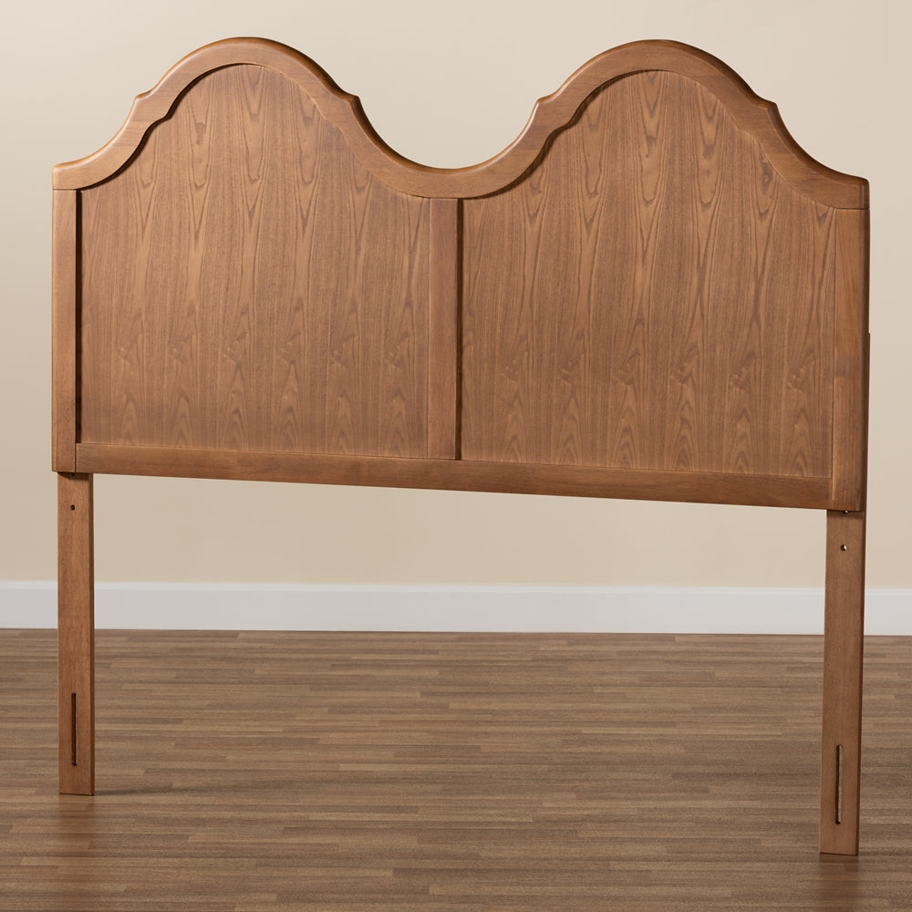 Baxton Studio Tobin Vintage Classic and Traditional  Finished Wood Arched Headboard