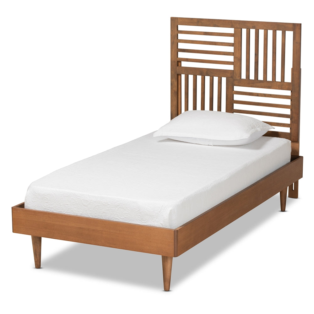 Baxton Studio Romy Modern and Contemporary Finished Wood Platform Bed