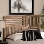 Load image into Gallery viewer, Baxton Studio Adler Modern And Contemporary Transitional Ash Walnut Finished Wood Full Size Headboard
