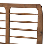 Load image into Gallery viewer, Baxton Studio Yana Mid-Century Modern Walnut Brown Finished Wood Twin Size Platform Bed
