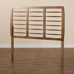 Load image into Gallery viewer, BAXTON STUDIO CAROLYN MID-CENTURY MODERN ASH WALNUT FINISHED WOOD QUEEN SIZE HEADBOARD
