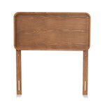 Load image into Gallery viewer, Baxton Studio Mailene Mid-Century Modern Walnut Brown Finished Wood Twin Size Headboard
