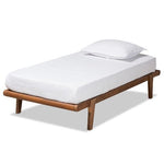 Load image into Gallery viewer, Baxton Studio Kaia Mid-Century Modern Finished Wood Platform Bed Frame
