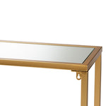 Load image into Gallery viewer, BAXTON STUDIO ALESSA MODERN AND CONTEMPORARY GLAM GOLD FINISHED METAL AND MIRRORED GLASS CONSOLE TABLE
