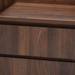 Load image into Gallery viewer, BAXTON STUDIO HALE MODERN AND CONTEMPORARY WALNUT BROWN FINISHED WOOD 1-DOOR NIGHTSTAND
