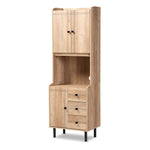 Load image into Gallery viewer, Baxton Studio Patterson Modern And Contemporary Oak Brown Finished 3-Drawer Kitchen Storage Cabinet
