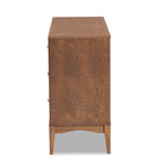 Load image into Gallery viewer, Baxton Studio Landis Mid-Century Modern Ash Walnut Finished Wood 6-Drawer Dresser
