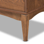 Load image into Gallery viewer, Baxton Studio Landis Mid-Century Modern Ash Walnut Finished Wood 6-Drawer Dresser
