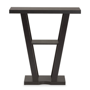 Baxton Studio Boone Modern And Contemporary Espresso Brown Finished Wood Console Table