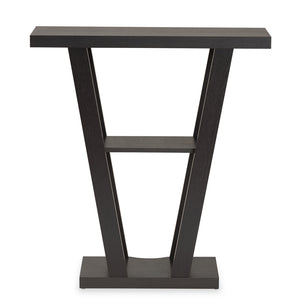 Baxton Studio Boone Modern And Contemporary Espresso Brown Finished Wood Console Table