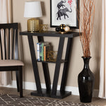 Load image into Gallery viewer, Baxton Studio Boone Modern And Contemporary Espresso Brown Finished Wood Console Table
