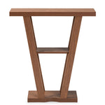 Load image into Gallery viewer, Baxton Studio Boone Modern And Contemporary Walnut Brown Finished Wood Console Table
