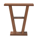 Load image into Gallery viewer, Baxton Studio Boone Modern And Contemporary Walnut Brown Finished Wood Console Table
