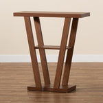 Load image into Gallery viewer, Baxton Studio Boone Modern And Contemporary Walnut Brown Finished Wood Console Table
