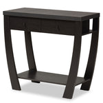 Load image into Gallery viewer, Baxton Studio Capote Modern and Contemporary Finished Wood 2-Drawer Console Table
