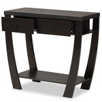 Load image into Gallery viewer, Baxton Studio Capote Modern and Contemporary Finished Wood 2-Drawer Console Table
