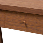 Load image into Gallery viewer, Baxton Studio Capote Modern And Contemporary Walnut Brown Finished Wood 2-Drawer Console Table
