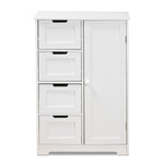 Load image into Gallery viewer, Baxton Studio Bauer Modern And Contemporary White Finished Wood 4-Drawer Bathroom Storage Cabinet
