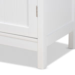 Load image into Gallery viewer, Baxton Studio Beltran Modern And Contemporary White Finished Wood Bathroom Storage Cabinet
