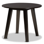 Load image into Gallery viewer, Baxton Studio Rava Modern And Contemporary Dark Brown Finished Wood 5-Piece Dining Set
