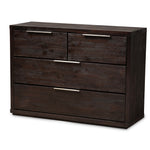 Load image into Gallery viewer, Baxton Studio Titus Modern And Contemporary Dark Brown Finished Wood 4-Drawer Dresser
