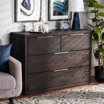 Load image into Gallery viewer, Baxton Studio Titus Modern And Contemporary Dark Brown Finished Wood 4-Drawer Dresser
